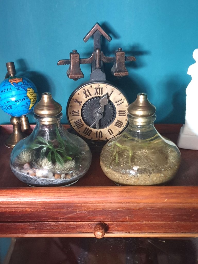 boho tea cabinet diorama