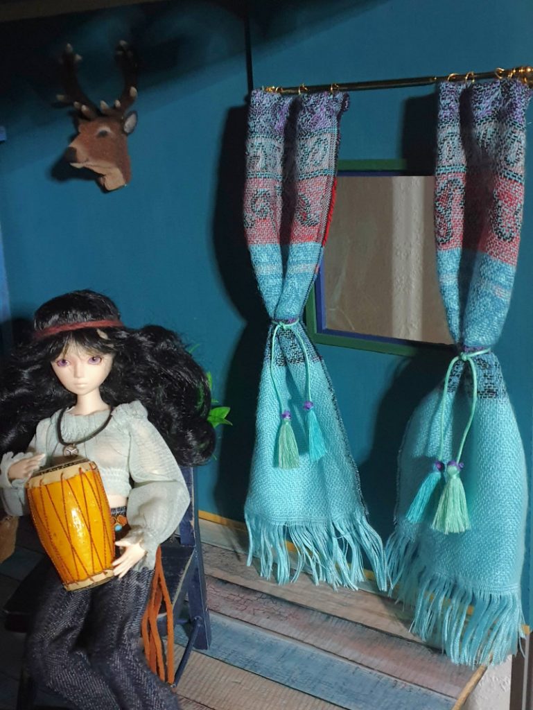 Window for a bohemian doll diorama