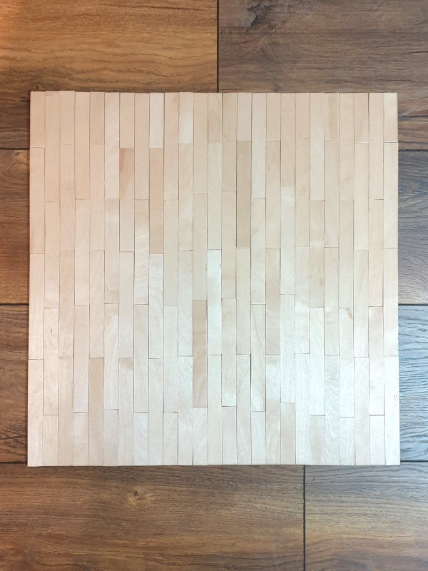 DIY real wooden floor
