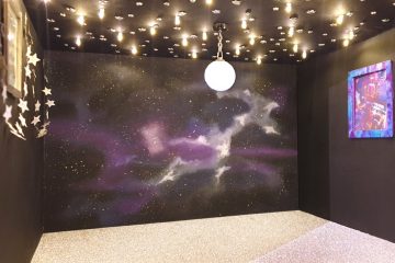 Galaxy diorama room